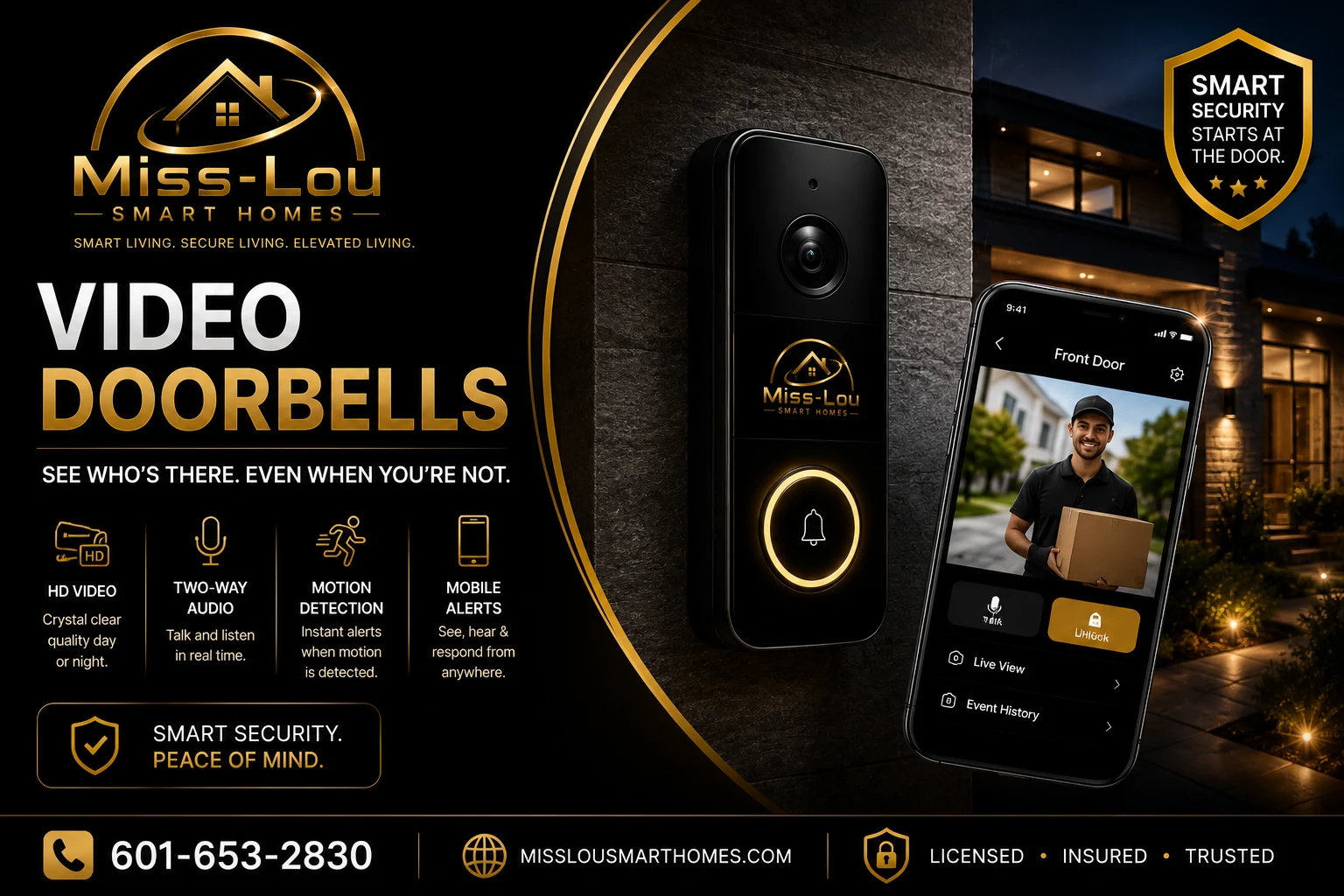 Video doorbell installation